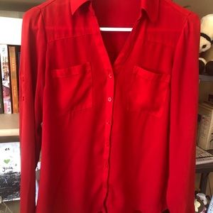 Red portofino shirt
